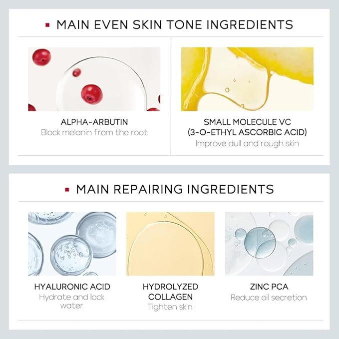 Niacinamide Skincare Set: 4pcs Beauty Kit with Cleanser, Toner, Serum, & Facial Cream - Hydrates & Evens Skin Tone - TSA-Friendly Travel Sizes, Perfect Gift for Women, Moms, & Teens-BrightBean Baby