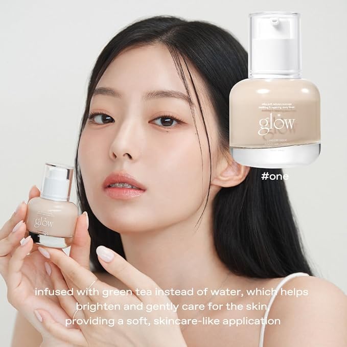 glow breathable blemish balm #one : Cruelty-Free & Artificial Fragrance-Free, Essential Oil-Free, Gluten-Free, lightweight & hydrating bb cream that feels like skincare, 1 Fl Oz-BrightBean Baby