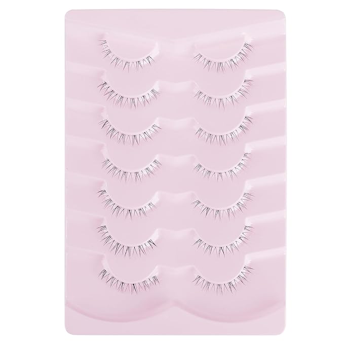 Eyelashes False Bottom Lashes Lower Lashes Fake Bottom Eyelashes 7 Pairs R-2-BrightBean Baby