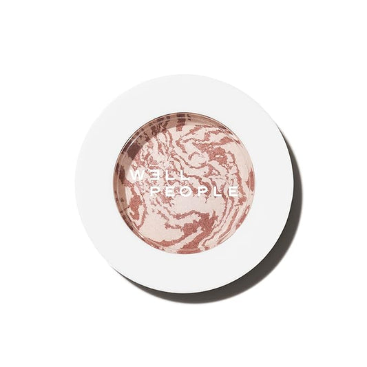 Well People Superpowder Blush Powder, Hydrating Powder Blush For Adding A Pop Of Cheek Color, Lightweight Formula, Vegan & Cruelty-free, Wild Fig-BrightBean Baby