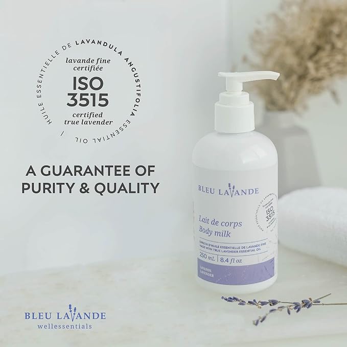 Bleu Lavande - Morning Well-being Routine Aromatherapy Set – Lavender Shower Gel, Body Milk and Hand Cream - Enriched with Premium & Pure Lavender Essential Oil - Soothing Natural Lavender Products-BrightBean Baby
