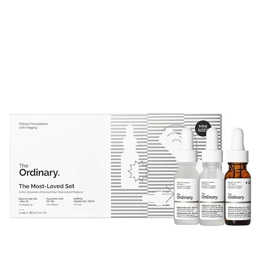 The Ordinary Most Loved Set New Includes - Niacinamide 10% - Hyaluronic Acid 2% - Caffeine Solution 5%-BrightBean Baby