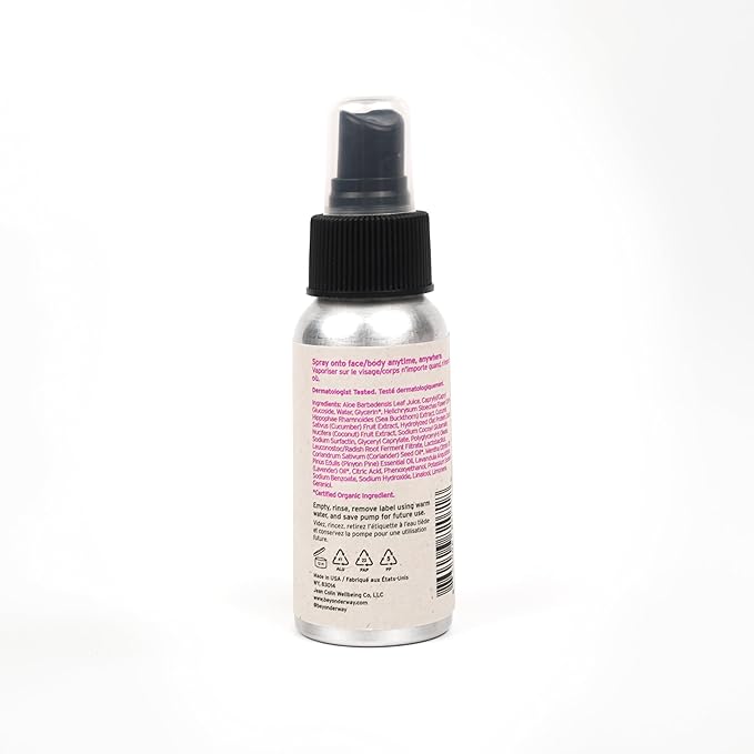 Multi-Use Mist 60ML - Signature Essential Oil Blend No. 2 with Bergamot Mint, Coriander, Lavender & Pinyon Pine - Infused with Aloe Vera Leaf Juice, Hydrates & Balances Skin-BrightBean Baby