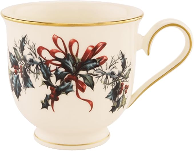 Lenox 185518032 Winter Greetings Teacup, Christmas & Holiday Drinkware