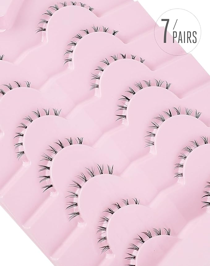 Bottom Lashes Bottom Eyelashes False Lower Lashes Fake Bottom Eyelashes 7 Pairs Bottom-3-BrightBean Baby