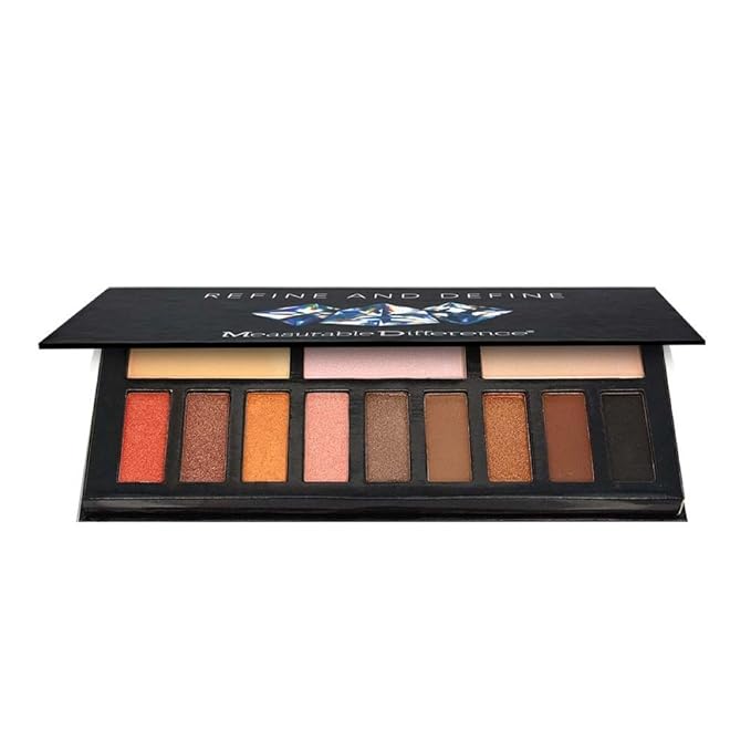 Measurable Difference Refine and Define Eyeshadow/Highlighting Palette-BrightBean Baby