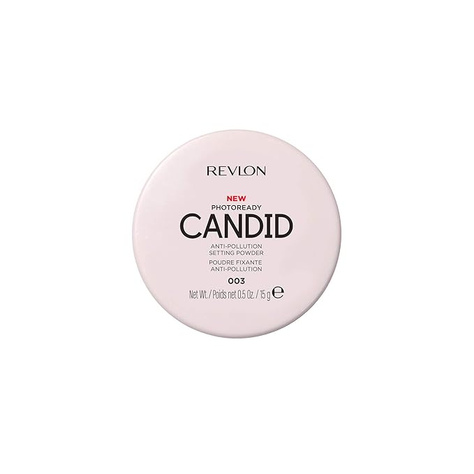 Revlon PhotoReady Candid Setting Powder, with Anti-Pollution, Antioxidant Ingredients, without Parabens, Pthalates and Fragrances; Shade 003 .34 Fluid Oz-BrightBean Baby