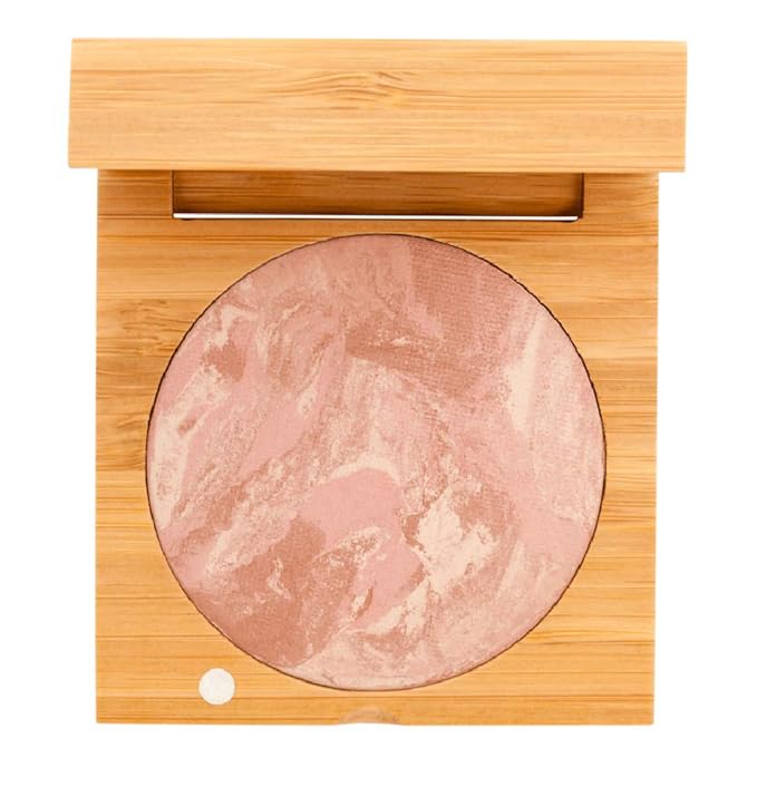 Antonym Cosmetics Baked Blush for Cheeks Face Powder Makeup Wrinkle Defying Minimize Fine Lines Pores Mattifying Sun Kissed Tan Contour (Rose)-BrightBean Baby