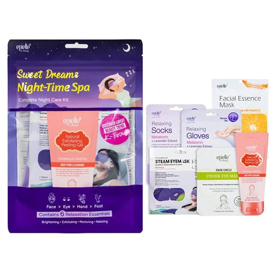 Sweet Dream Night Time Spa Kits | Luxury Spa Gift Sets for Relaxation | Includes Spa Day Essentials | Perfect Beauty Gift for Pampering & Self-Care | Korean Skincare-BrightBean Baby