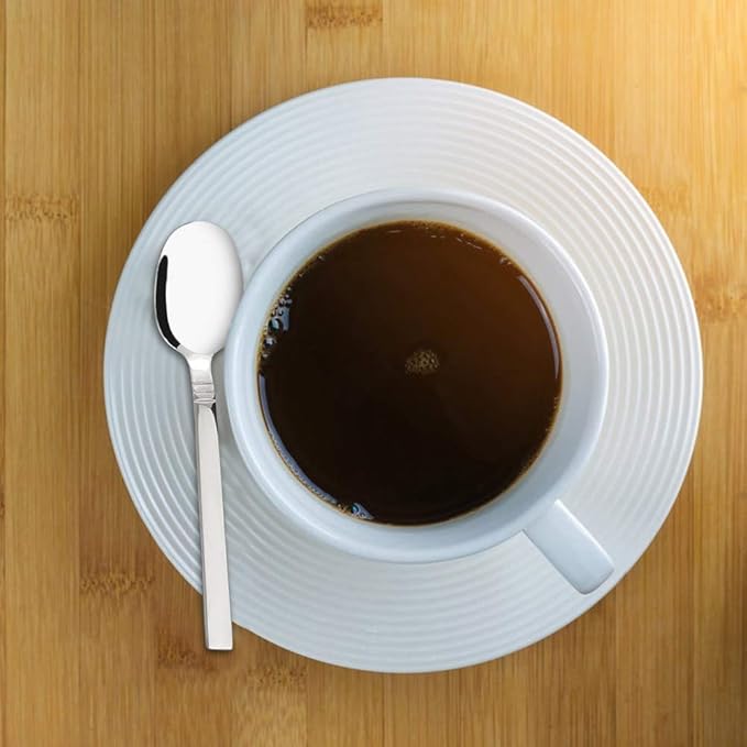 12-Piece Stainless Steel Coffee Spoons, Small Espresso Spoon, Mini Spoon