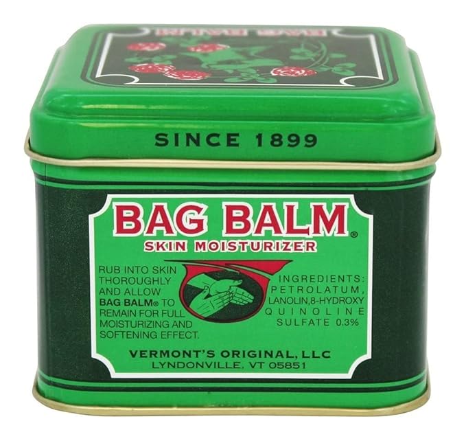 Bag Balm Skin Moisturizer with Lanolin for Chapped Lips, Dry Skin and More | 4oz Tin-BrightBean Baby
