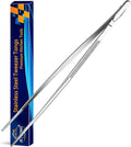 JETKONG 12-Inch Kitchen Tweezers Fine Tweezer Tongs Extra-Long Stainless Steel Cooking Tweezers