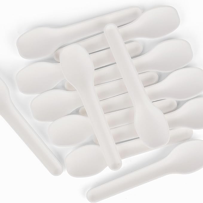 200 Count Compostable Spoons, 4.3 Inch Biodegradable Plant Fiber Disposable Cutlery, Eco Friendly, Home Compostable, Bulk Pack for Parties, Catering, Coffee, Desserts & Everyday Use