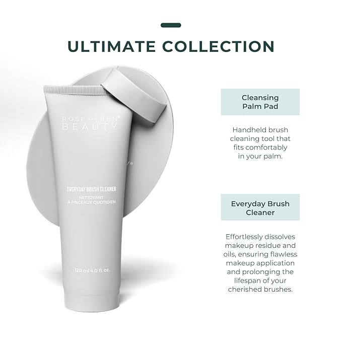 Cleansing Palm Pad | Ergonomic Handheld Brush Cleaner | Silicone Textured Scrub Pad for Deep Cleaning | Travel-Size, Beauty Tool-BrightBean Baby