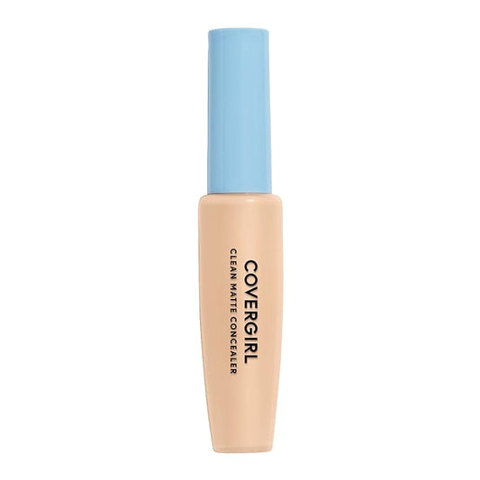 COVERGIRL - Clean Matte Concealer, Oil-Free, Lightweight Formula, Blendable, Natural-Looking Coverage, 100% Cruelty-Free-BrightBean Baby