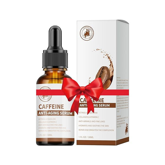Caffeine Eye Serum Under Eye Treatment Serum for Moisturizing Anti-Aging Brightening Eye Serum, Caffeine Eye Cream for Wrinkles, Dark Spots and Dark Circles Beauty Skin Care-BrightBean Baby