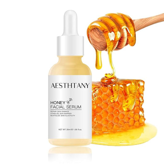 Honey Hyaluronic Acid Face Serum, 30ml / 1.06 fl.oz | Honey Purity 30% | Vit E - Anti Aging Facial Serum for Skin Care | Face Serum for Women | for All Skin Type-BrightBean Baby