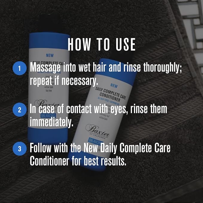 Baxter of California Daily Complete Care Shampoo, 16 Ounces-BrightBean Baby