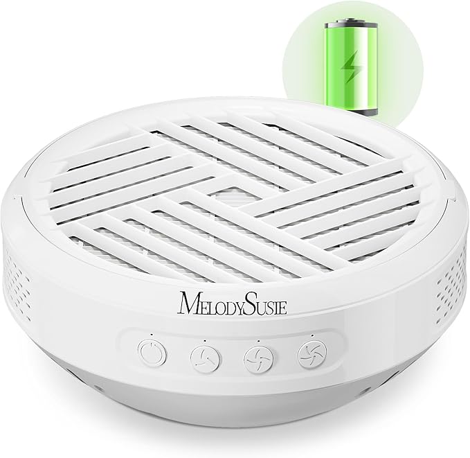 MelodySusie Cordless Nail Dust Collector,Compact Vacuum Fan Rechargeable Dust Collector with Reusable Filter,SProR Powerful Dust Suction Machine for Acrylic Gel Polish Manicure Pedicure at Salon&Home-BrightBean Baby