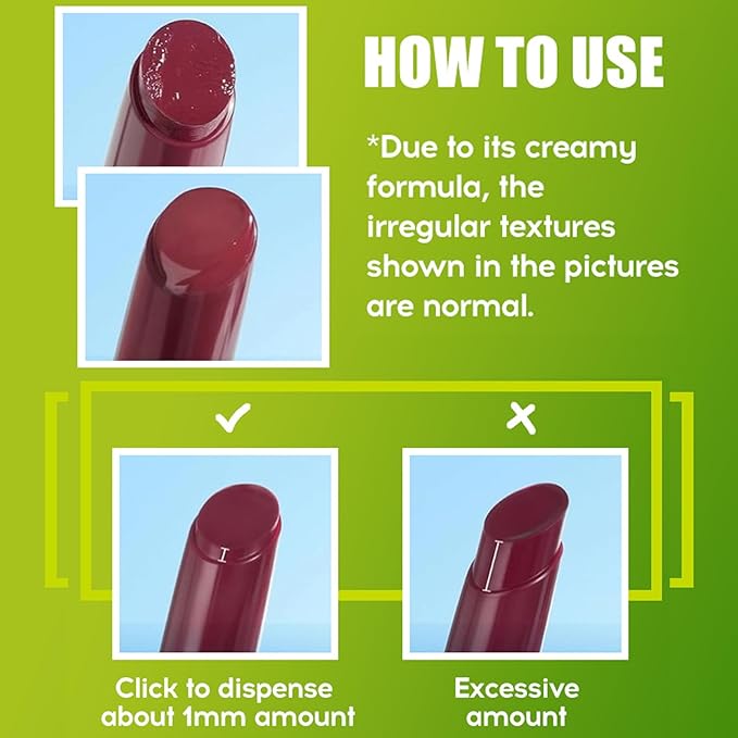 3 Colors Slick Click Lip Balm Set Hydrating Jelly Lipstick Tinted Lip Stain Lip Gloss, Moisturizing, Lightweight, Buildable, Pigmented Vegan Lip Balm, Glossy Lip Makeup for Girls (A)-BrightBean Baby