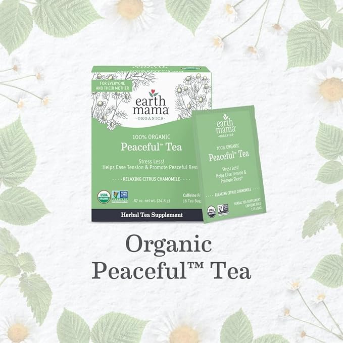 Earth Mama Pregnancy Pampering Gift Set|Organic Body Wash, Belly Butter, Lip Balm Set, Mini Deodorant Pack, Herbal Tea, Belly Oil & Sunscreen, 7 Pcs-BrightBean Baby