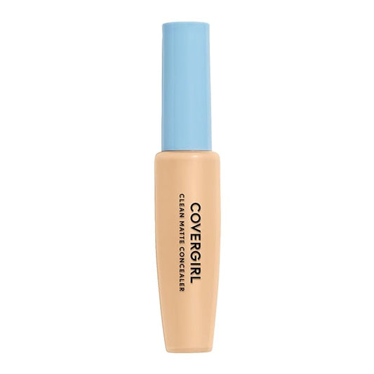 COVERGIRL - Clean Matte Concealer, Oil-Free, Lightweight Formula, Blendable, Natural-Looking Coverage, 100% Cruelty-Free-BrightBean Baby