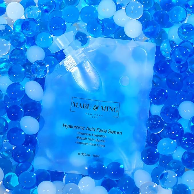 Tres Amigos Collection/Organic Hyaluronic Acid, Vitamin C, Collagen Korean Face Serums 1 oz. Total Weight-BrightBean Baby