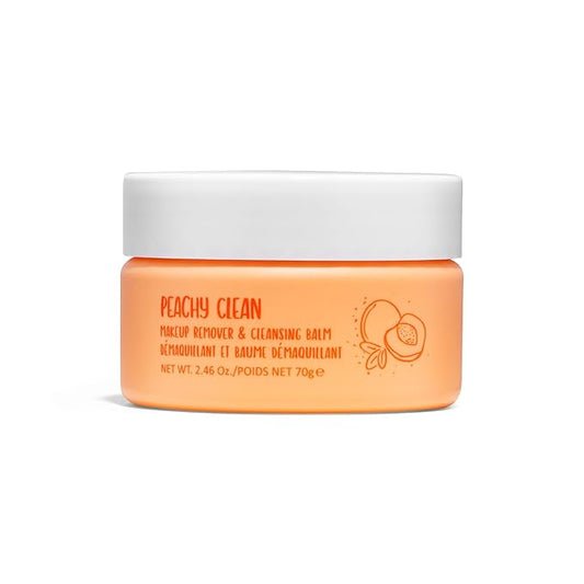 W7 Peachy Clean Face Cleansing Balm - Makeup Remover Melt With Fruit Juice - Clean Oil Free Skin-BrightBean Baby