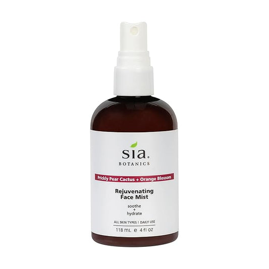 Rejuvenating Face Toner Mist (118ml/4oz Bottle) | Facial Treatment w/Prickly Pear, Aloe Vera, Orange Blossom | Natural, Clean, Botanical Skincare for Women-BrightBean Baby