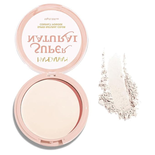 Pressed Face Powder Makeup Mineral Foundation Finishing Powder Pressed Finishing and Setting Powder Loose Setting Powder Makeup #01-BrightBean Baby