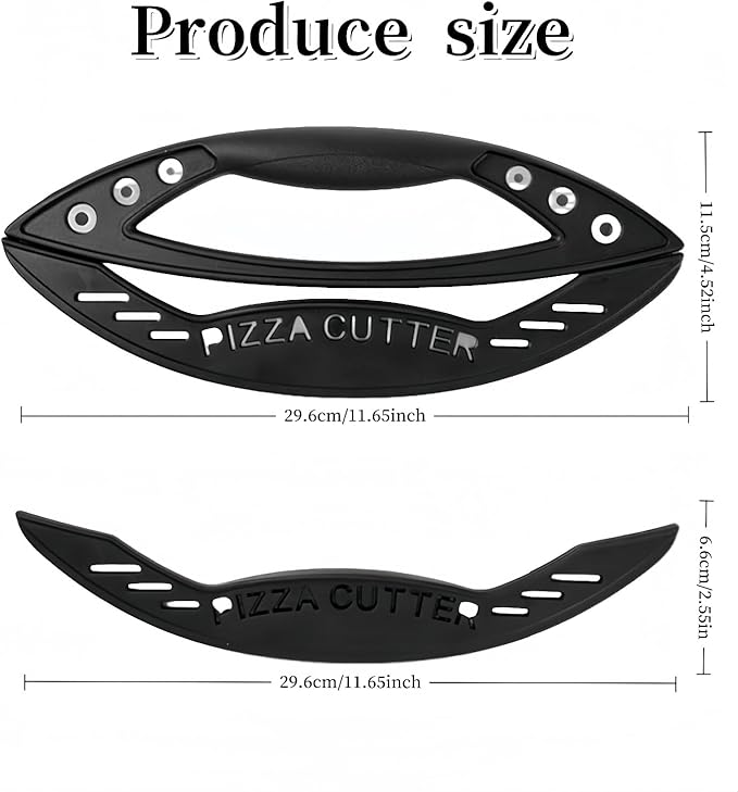 12" Premium Pizza Cutter with Cover,Food Vegetable Chopper,Practical Kitchen Gadgets(Dishwasher Safe)