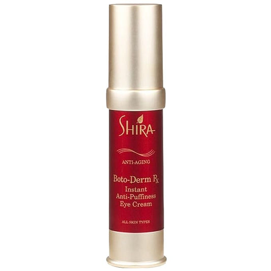 Shira Boto-Derm Rx Instant Anti-Puffiness Eye Cream- for Wrinkles Dark Circles Eye Bags Fine Lines Anti Aging And Tired-Looking Eyes. (2.2 oz.)-BrightBean Baby