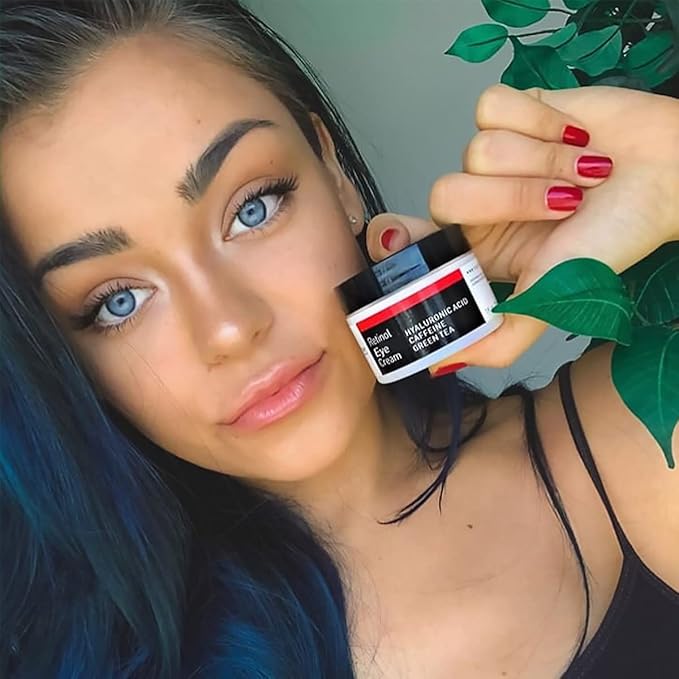 YEOUTH Retinol Eye Cream with Hyaluronic Acid, Hydrating Under Eye Cream for a Refreshed Appearance, Retinol Cream for Face, Eye Care 2oz-BrightBean Baby