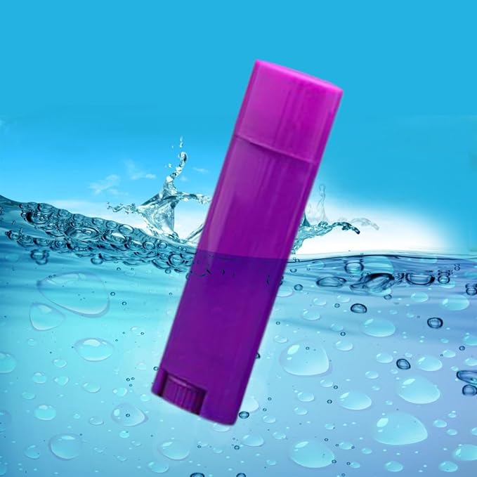 5ml 100Pcs Empty Oval Deodorant Lip balm Tubes Containers Twist-up Refillable Containers for Lipstick,Chapstick,Homemade Lip balm,DIY Deodorants(Purple)-BrightBean Baby