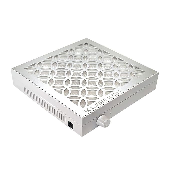 Nail Dust Collector with Reusable Filter, Professional Vacuum Fan Dust Extractor, Powerful & Quiet Nail Tech Dust Suction Machine for Acrylic Gel Nail Polishing, High-End Nail Salon-BrightBean Baby