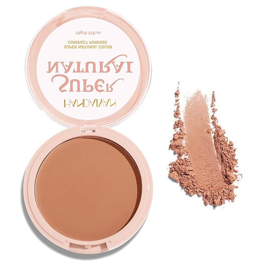 Pressed Face Powder Makeup Mineral Foundation Finishing Powder Pressed Finishing and Setting Powder Loose Setting Powder Makeup #07-BrightBean Baby