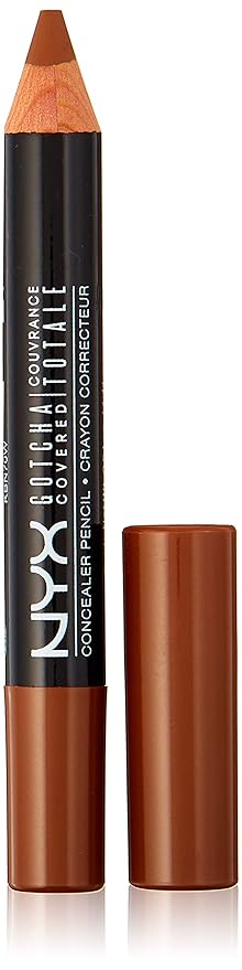 NYX Professional Makeup Gotcha Covered Concealer Pen, Cocoa, 0.04 Ounce-BrightBean Baby