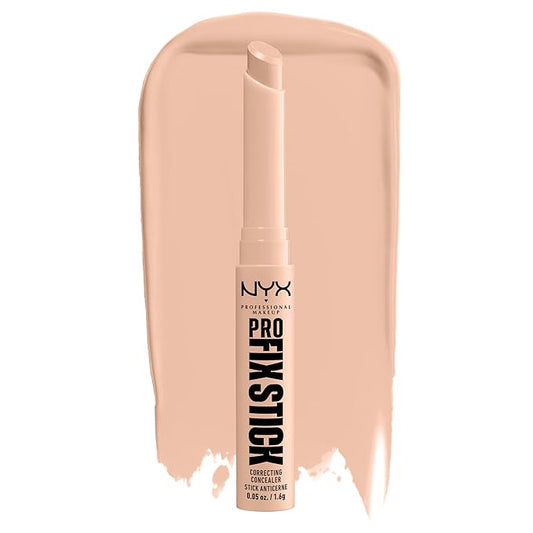 NYX PROFESSIONAL MAKEUP Pro Fix Stick Correcting Concealer, Buildable Medium Coverage Concealer Stick - Light-BrightBean Baby