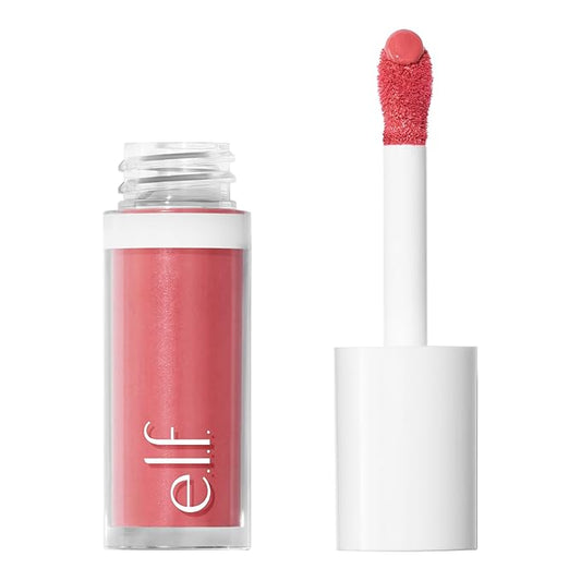 e.l.f. Camo Liquid Blush, Long-lasting Liquid Blush For High-pigment Color, Creates A Soft, Dewy Finish, Vegan & Cruelty-free, Cheeky Lychee-BrightBean Baby