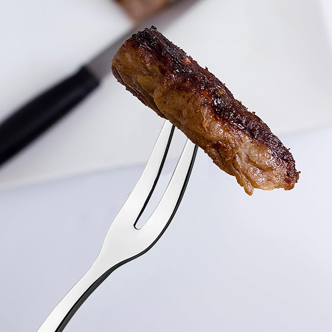 Tasting Cocktail Forks, 12-Piece Stainless Steel Fruit Forks, F