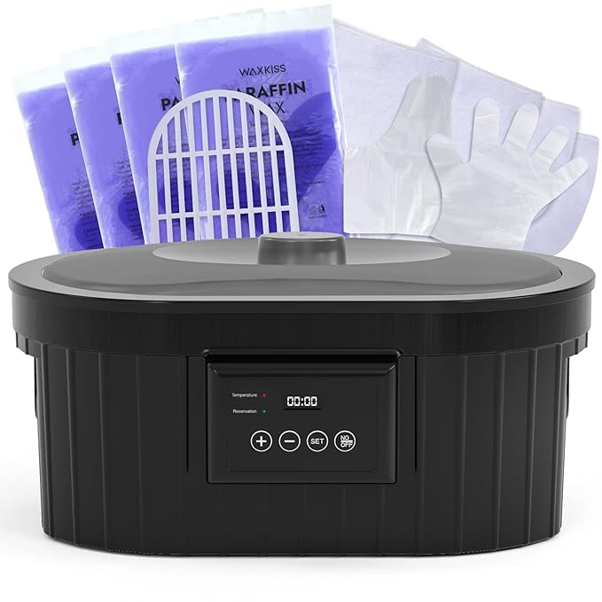 Paraffin Wax Machine for Hand and Feet, Waxkiss 5000ml Paraffin Bath with Lavender Paraffin Wax Warmer for Professional Spa & Arthritis Treatment At Home-BrightBean Baby
