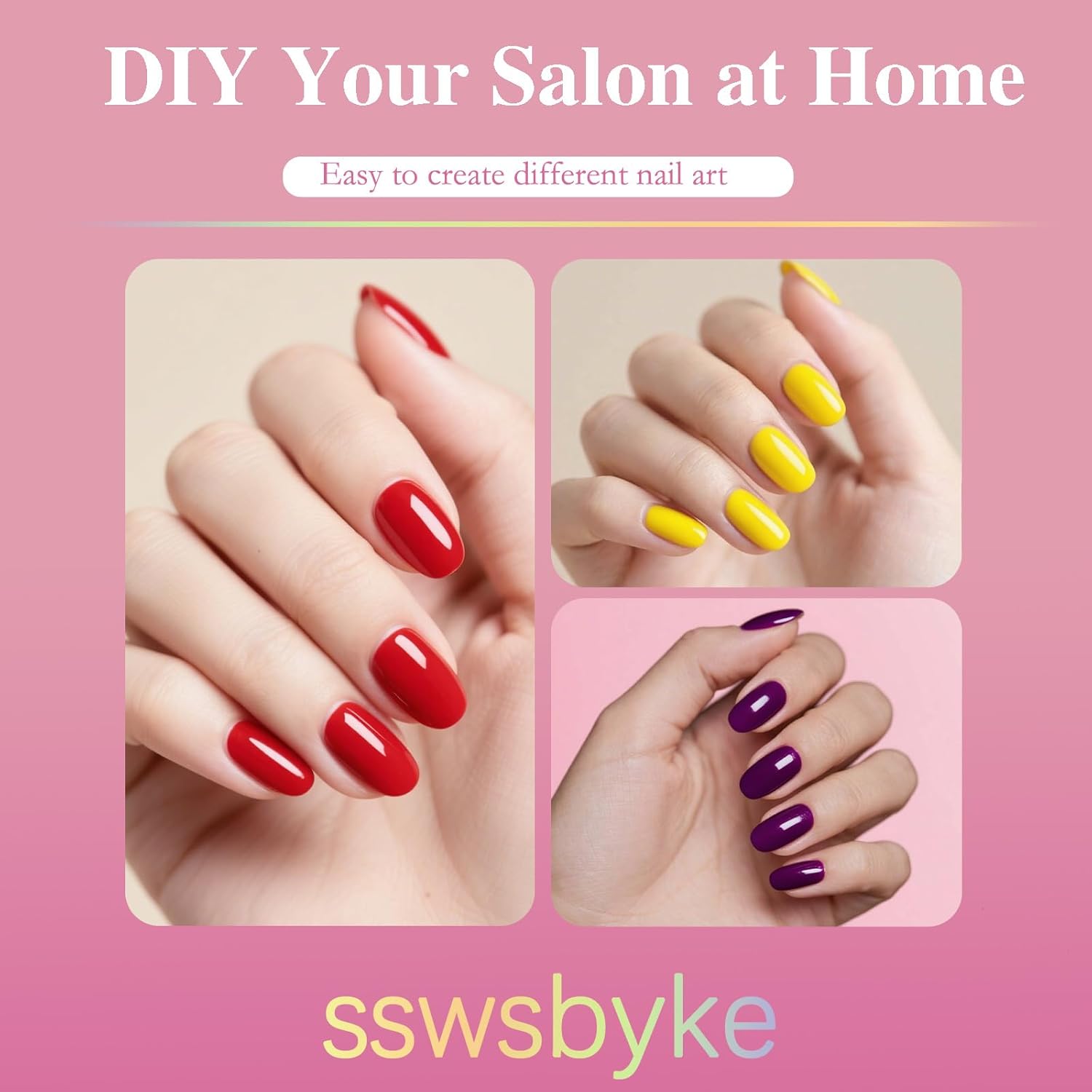 Short Oval Round Nail Tips, SSWSBYKE 300pcs Gel Acrylic Nail Tips for Full Cover Pre-Shaped Fake Nails Tips Half Matte Press On Nails for Extension Home DIY Salon 15 Sizes-BrightBean Baby