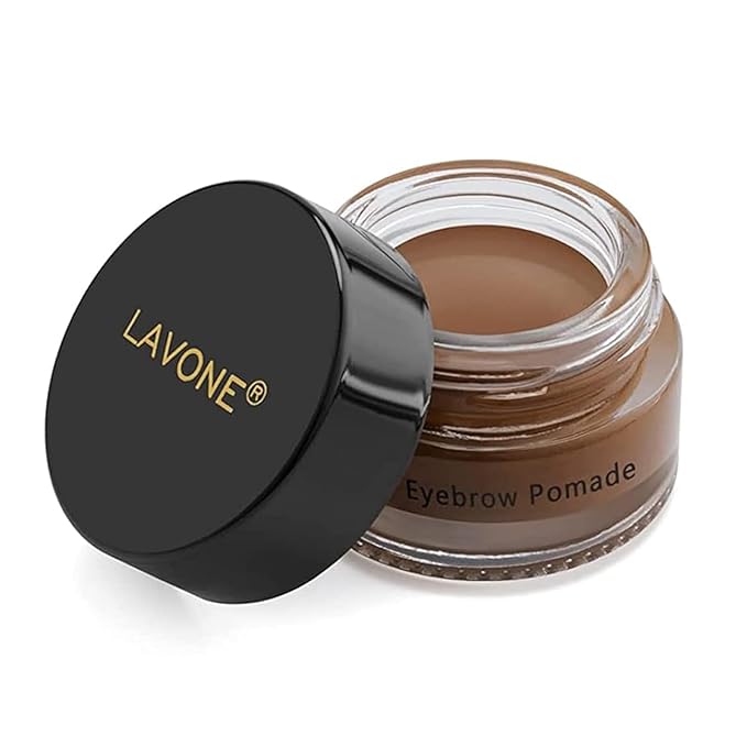 Eyebrow Pomade - Waterproof Brow Pomade for Long-lasting Results,Smudge Proof and Sweat Resistant Formula,Natural Eyebrow Makeup for All Skin Types and Tones - Light Brown-BrightBean Baby
