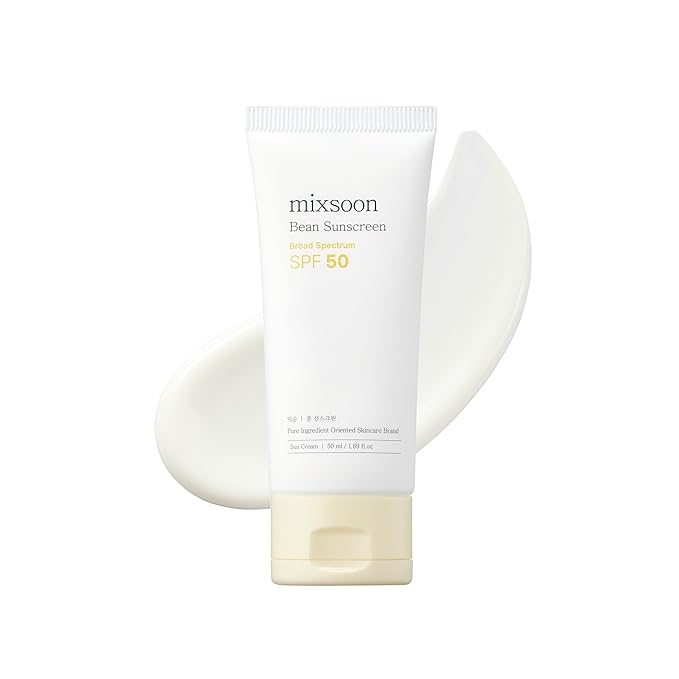 mixsoon Bean Sunscreen 1.69 Fl. Oz. / 50ml SPF 50 Airy Texture Type Lightweight No White Cast For Face Korean Glass Skin Care-BrightBean Baby