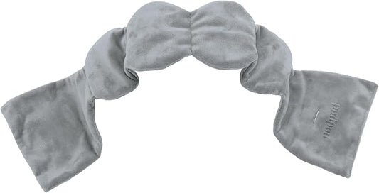 Nodpod Gentle Pressure Sleep Mask | Patented Light Blocking Design for Sleeping, Traveling & Relaxation - Elephant Gray-BrightBean Baby