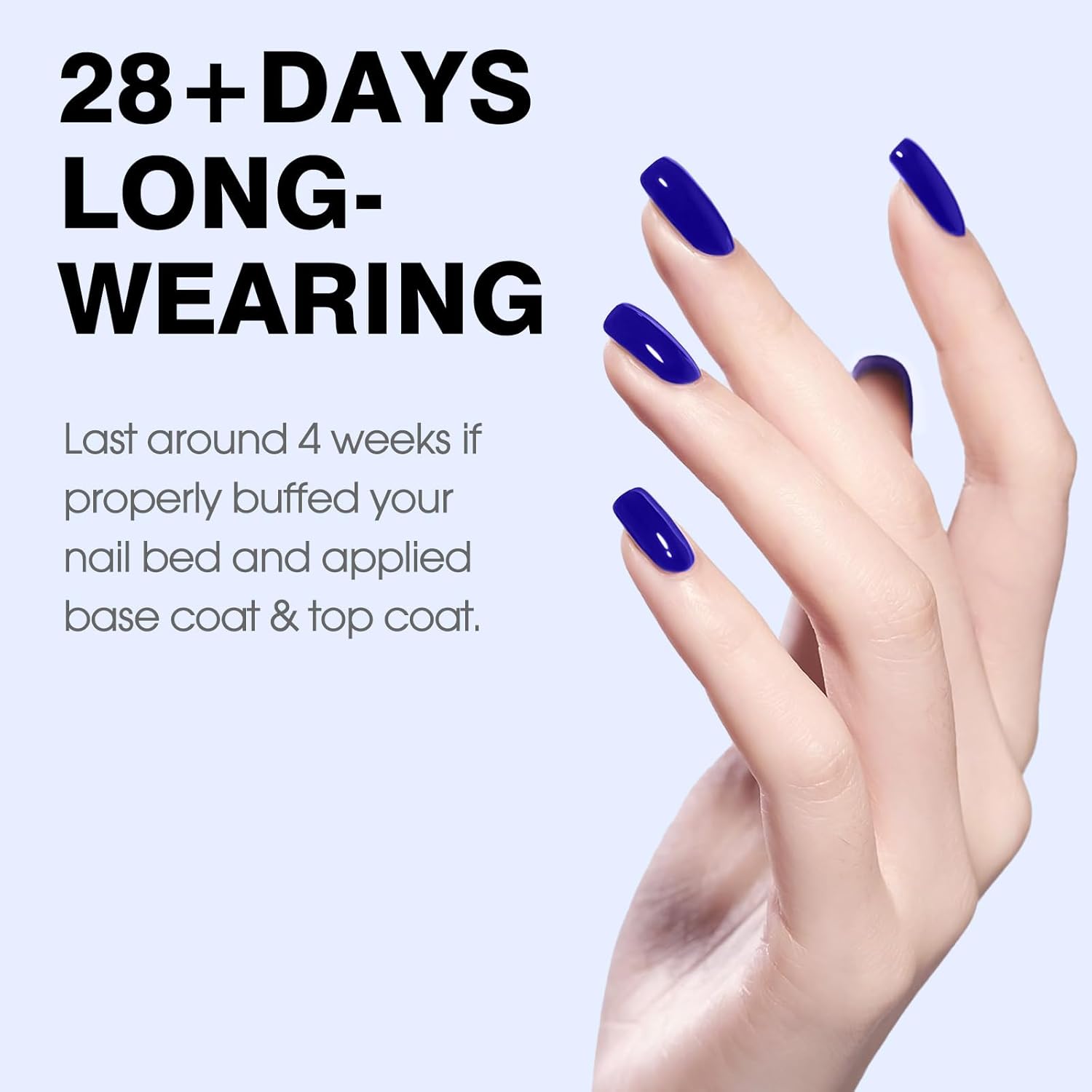 CANNI Royal Blue Gel Nail Polish – Classic Deep Navy Blue UV LED Soak Off High Gloss, Long Lasting Nail Polish Gel for Salon and Home Manicure-BrightBean Baby