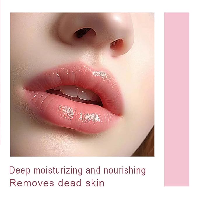 4 In 1 Peach Lip Care Kit With Lip Exfoliator Scrub And Moisturizer, Peach Scrub Bubble, Hydrating Lip Mask, Lip Scrubs Gentle Exfoliating, Instant Moisturizing, Lip Balm Hydrating For Very Dry Lips-BrightBean Baby