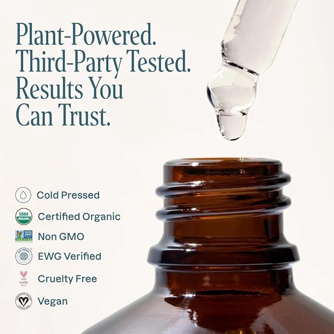 Cliganic Organic Castor Oil, 100% Pure (8oz with Eyelash Kit) - For Eyelashes, Eyebrows, Hair & Skin | Natural Cold Pressed Unrefined Hexane-Free (Packaging May Vary)-BrightBean Baby