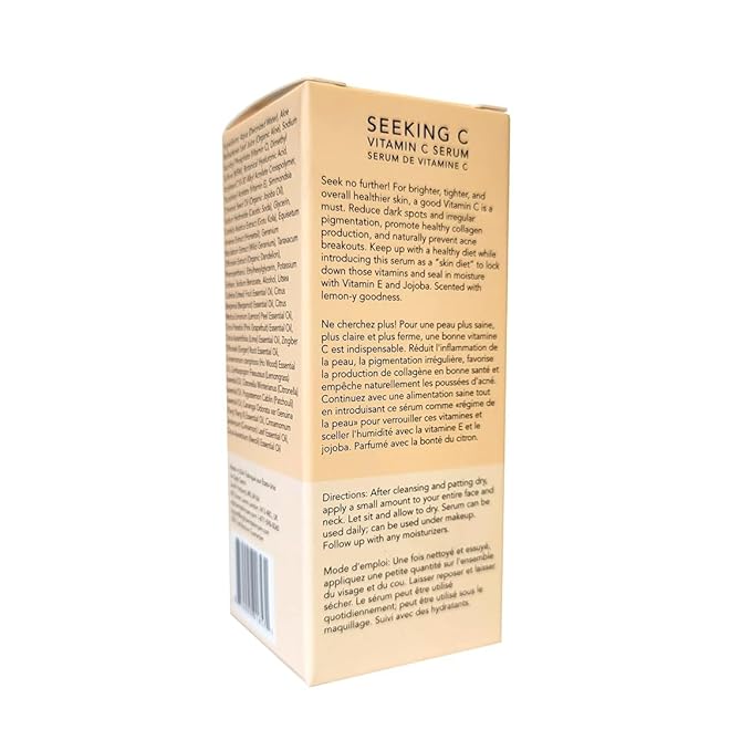 Eight Saints Vitamin C Serum For Face, Anti Aging Facial Serum, Hyaluronic Acid, Vitamin E, Organic Aloe Vera and Jojoba Oil, Hydrating & Brightening Serum for Dark Spots, Fine Lines and Wrinkles, 1oz-BrightBean Baby