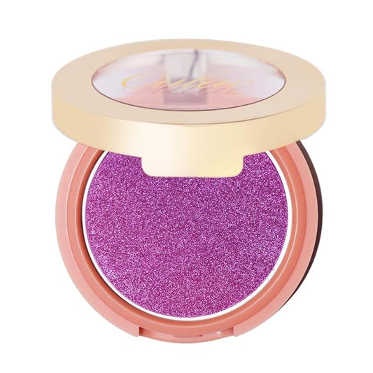 Oulac Luminisers Powdery Blush for Cheeks Sliky Glow,Brighten Skin As Highlighter Blush Makeup, Shimmer Blusher,Buildable and Vegan Cosmetics,4.8g F13 Carnival-BrightBean Baby